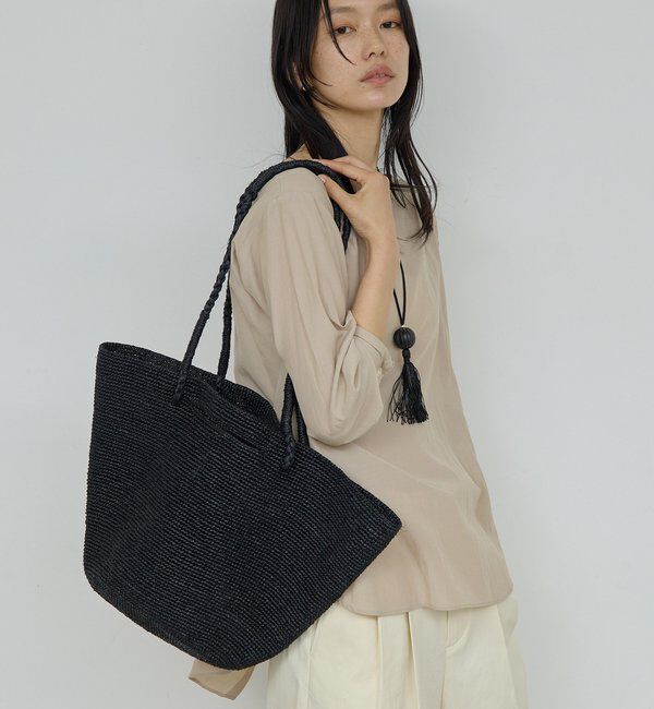  「【MIORA】ラフィア2WAYトート」|トートバッグ|