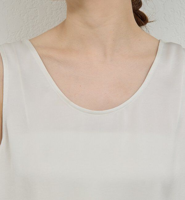  「エアリーサテンタンク」|シャツ・ブラウス|