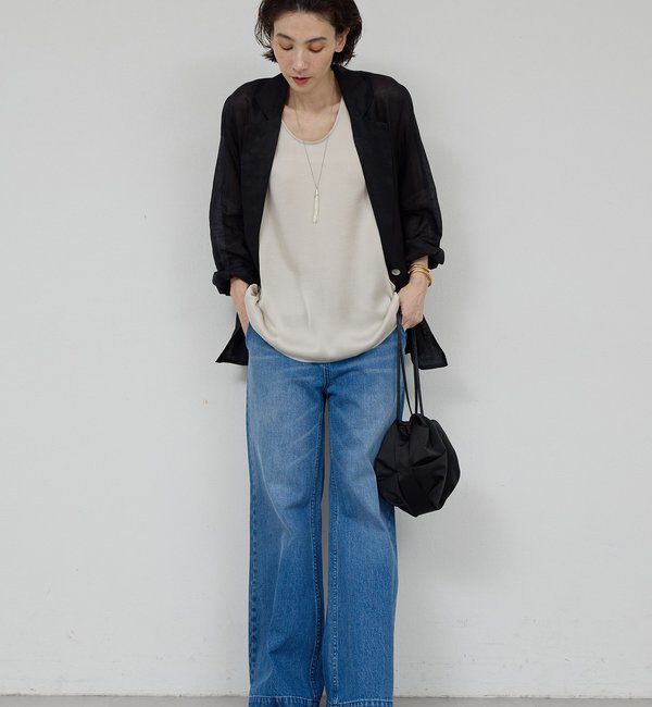  「エアリーサテンタンク」|シャツ・ブラウス|