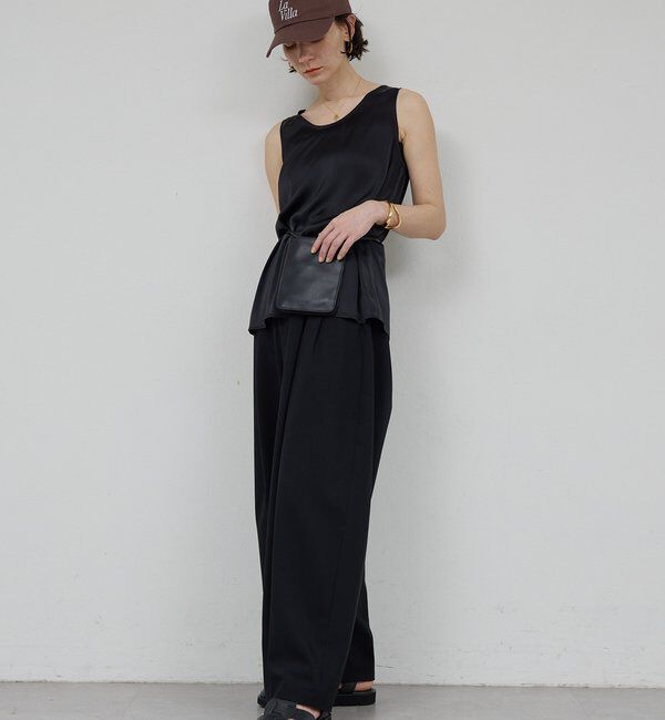  「エアリーサテンタンク」|シャツ・ブラウス|