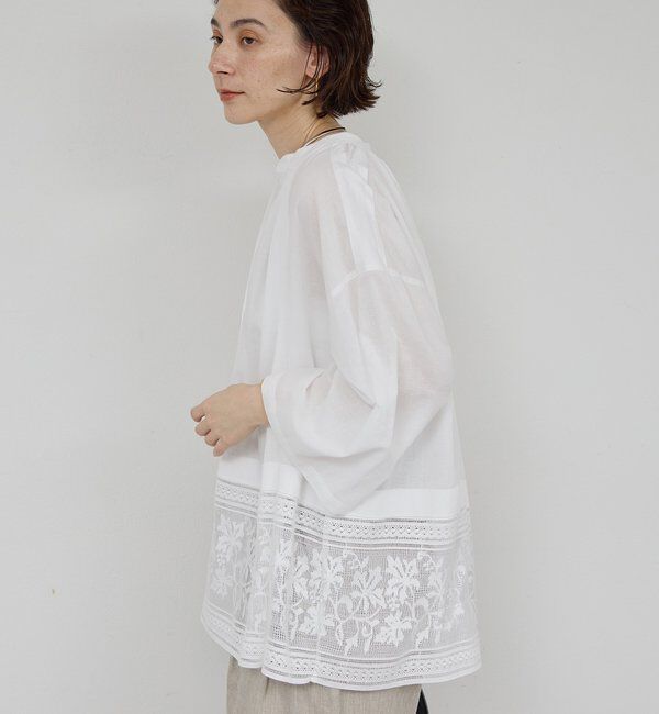  「刺繍チャーチブラウス」|シャツ・ブラウス|