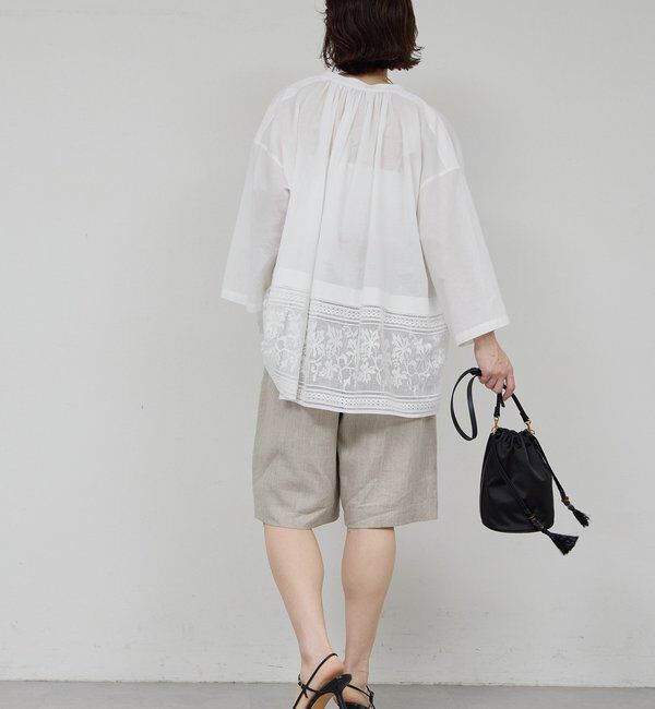  「刺繍チャーチブラウス」|シャツ・ブラウス|