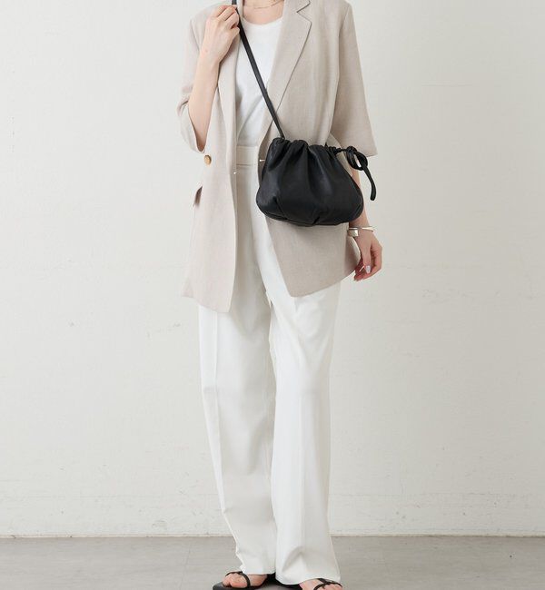  「レザー巾着4WAYショルダーバッグ」|ショルダー・メッセンジャー|