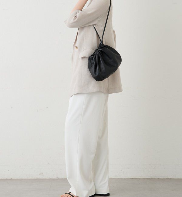  「レザー巾着4WAYショルダーバッグ」|ショルダー・メッセンジャー|