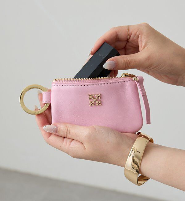  「カラビナ付き ソフトレザーマルチケース」|その他|