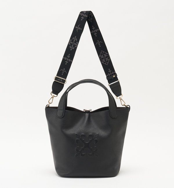  「エンボスモノグラム2WAYタウントートバッグ」|トートバッグ|