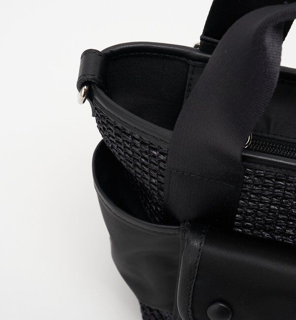  「ナイロンラフィア&times;クラウズナイロン コンビ2WAYミニトートバッグ」|ショルダー・メッセンジャー|