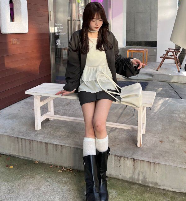  「ドットティアードプルオーバー」|Tシャツ・カットソー|