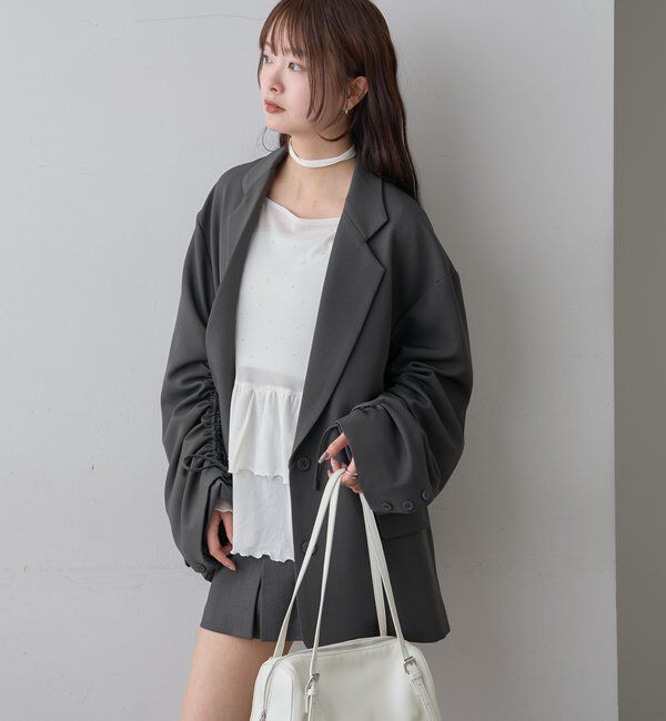  「ドットティアードプルオーバー」|Tシャツ・カットソー|