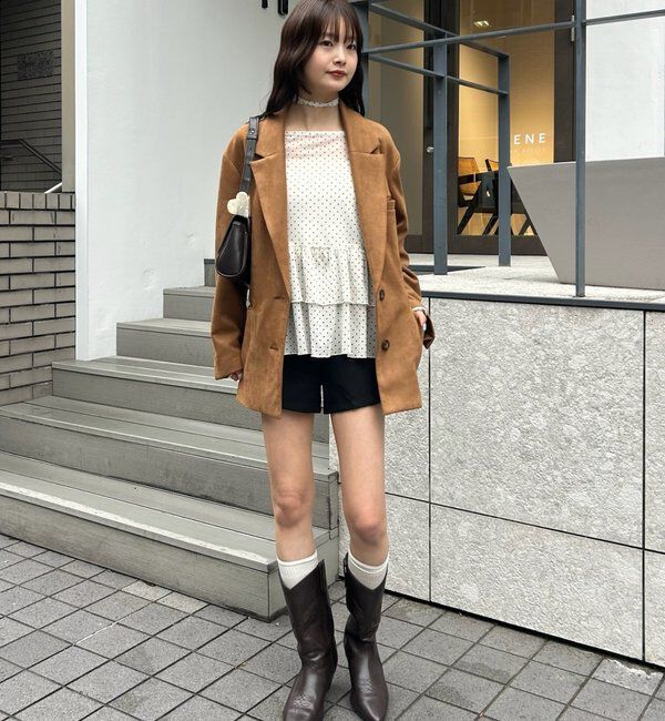  「ドットティアードプルオーバー」|Tシャツ・カットソー|