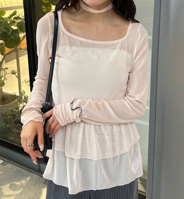  「ドットティアードプルオーバー」|Tシャツ・カットソー|