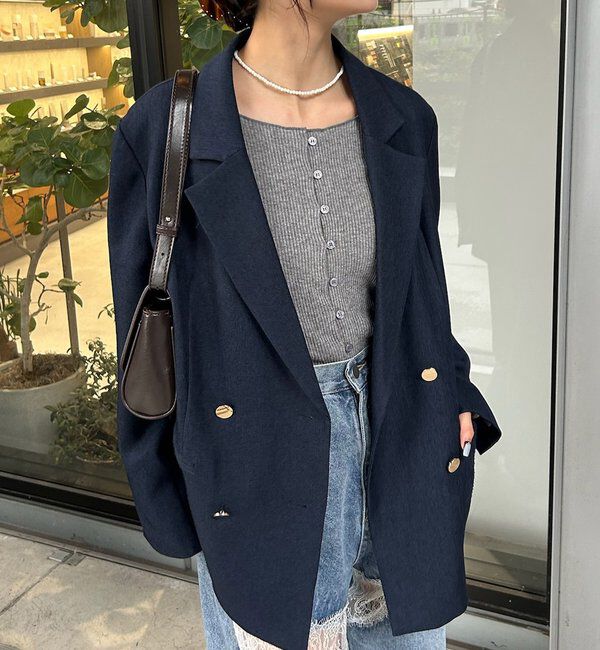  「金ボタンテーラードジャケット」|テーラードジャケット|