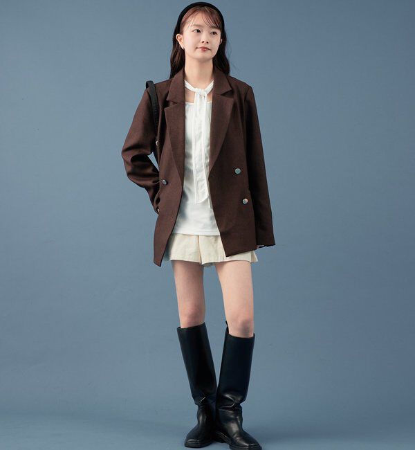  「金ボタンテーラードジャケット」|テーラードジャケット|