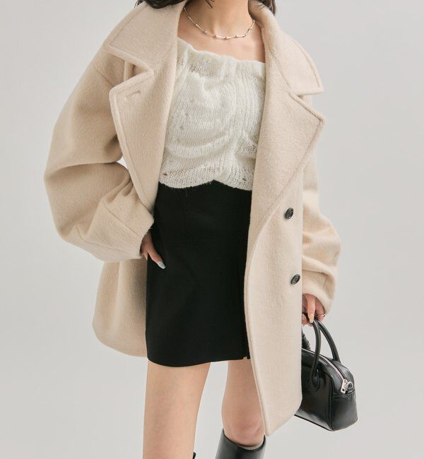  「ウェーブシアーホイップニット」|ニット・セーター|