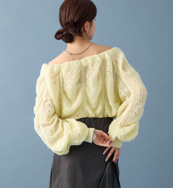  「ウェーブシアーホイップニット」|ニット・セーター|