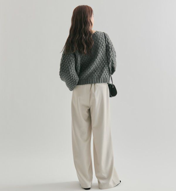  「ポコポコニットカーディガン」|カーディガン|