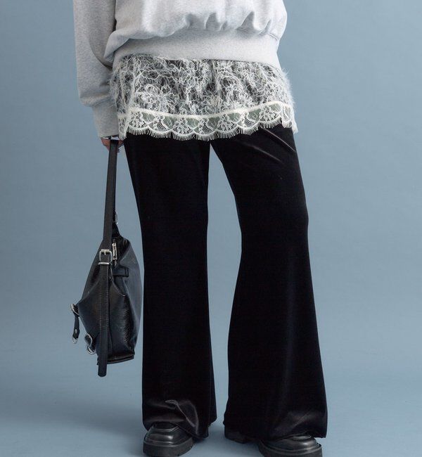  「ベロアフレアパンツ」|チノ|