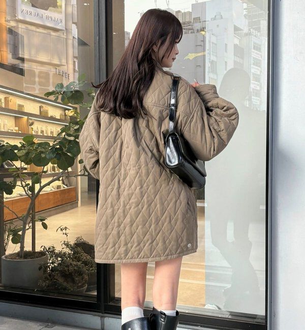  「襟付きキルティングジャケット」|その他|