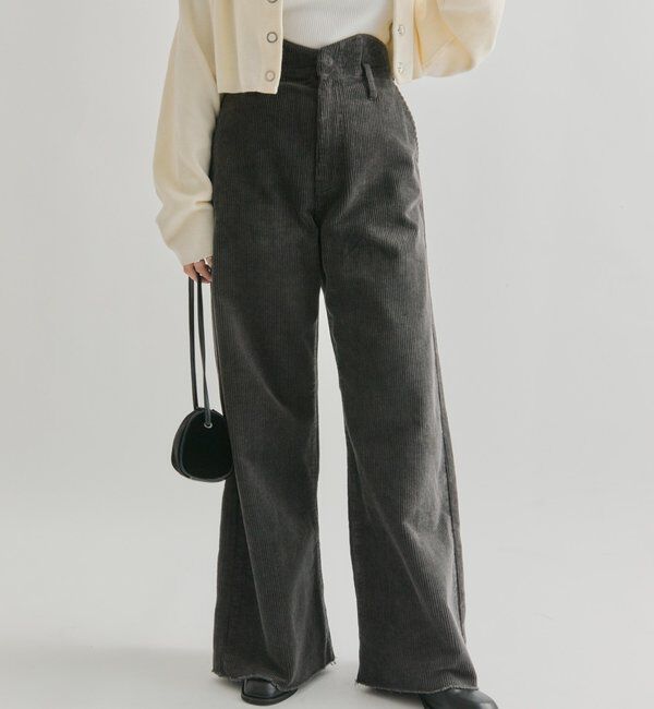  「コーデュロイ ウェーブパンツ」|チノ|
