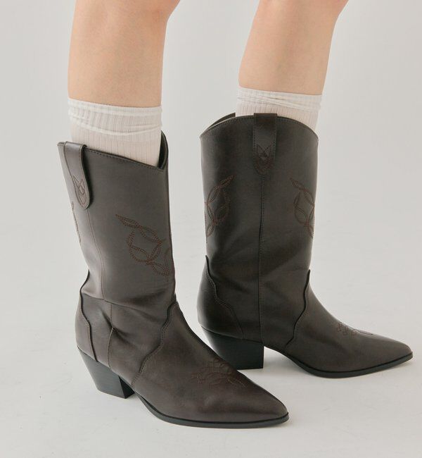  「ウエスタンブーツ」|ロングブーツ|