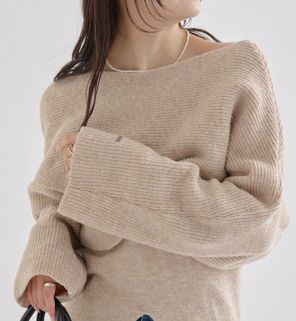  「クロスニットスリットキャミSET」|ニット・セーター|