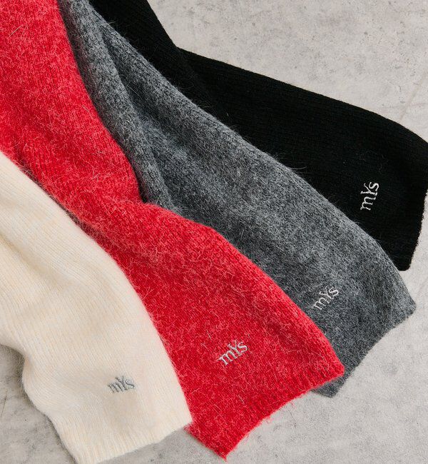  「スクエアネックニットカーディガン」|カーディガン|