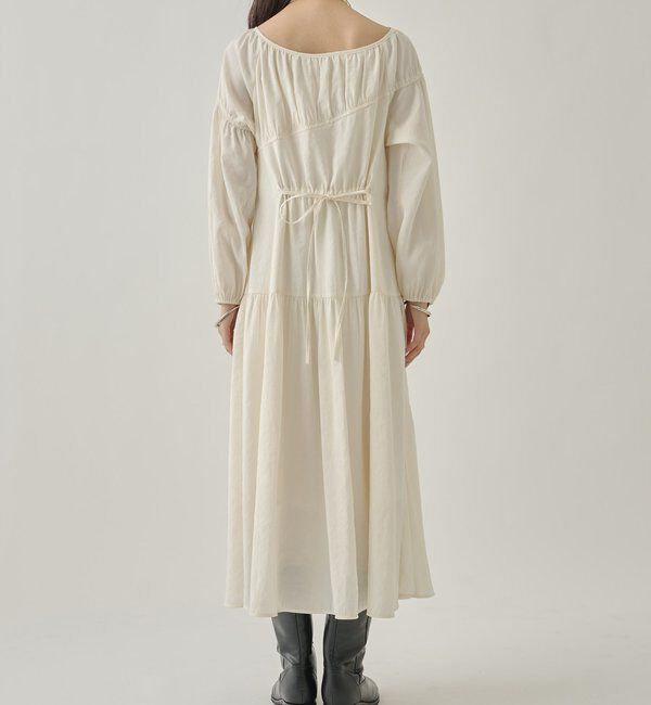  「ドロストティアードワンピース	」|ワンピース|