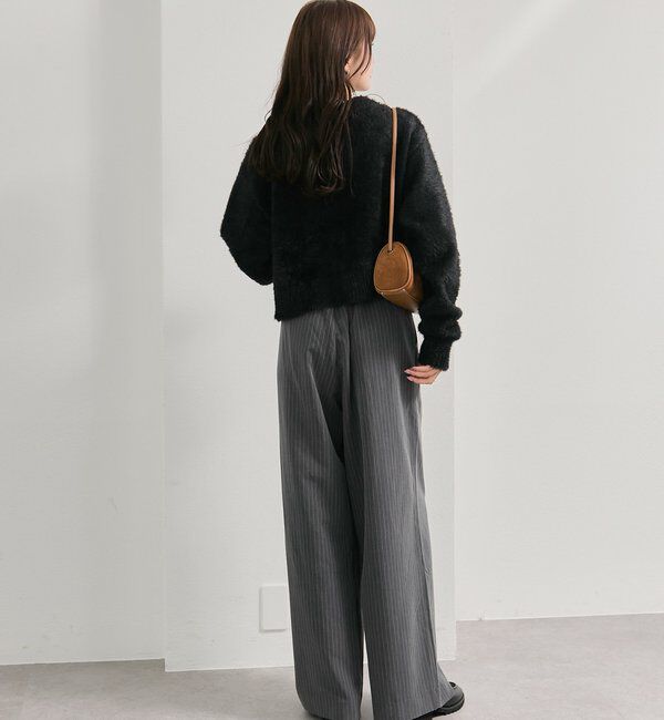  「ミンクライクジャケットカーディガン」|カーディガン|