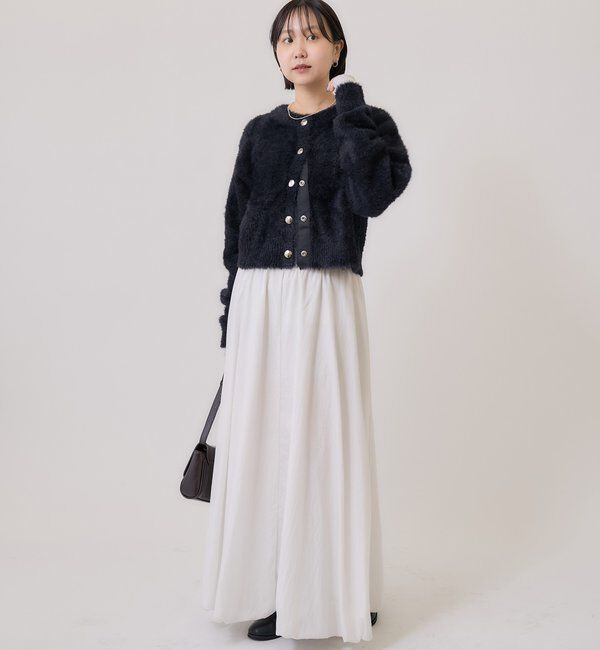  「ミンクライクジャケットカーディガン」|カーディガン|