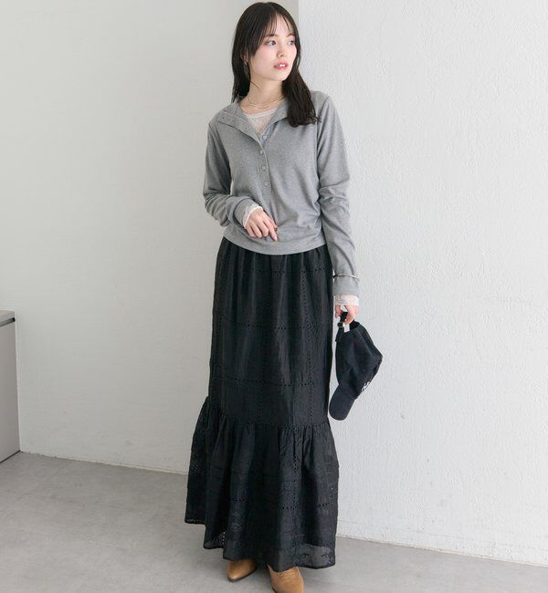  「リブヘンリーネックプルオーバー」|Tシャツ・カットソー|