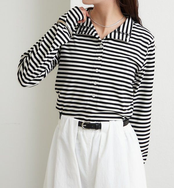  「リブヘンリーネックプルオーバー」|Tシャツ・カットソー|