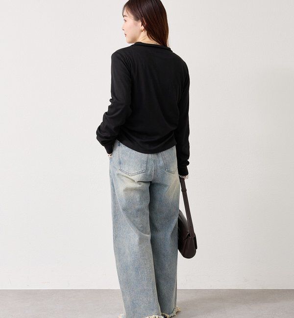  「リブヘンリーネックプルオーバー」|Tシャツ・カットソー|