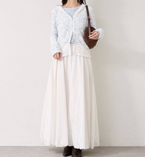  「レースフーディーパーカー」|パーカー|