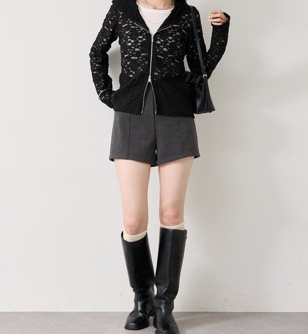  「レースフーディーパーカー」|パーカー|