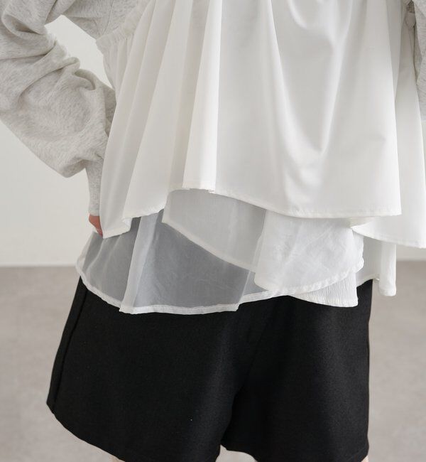  「ビスチェドッキングスウェット」|パーカー|