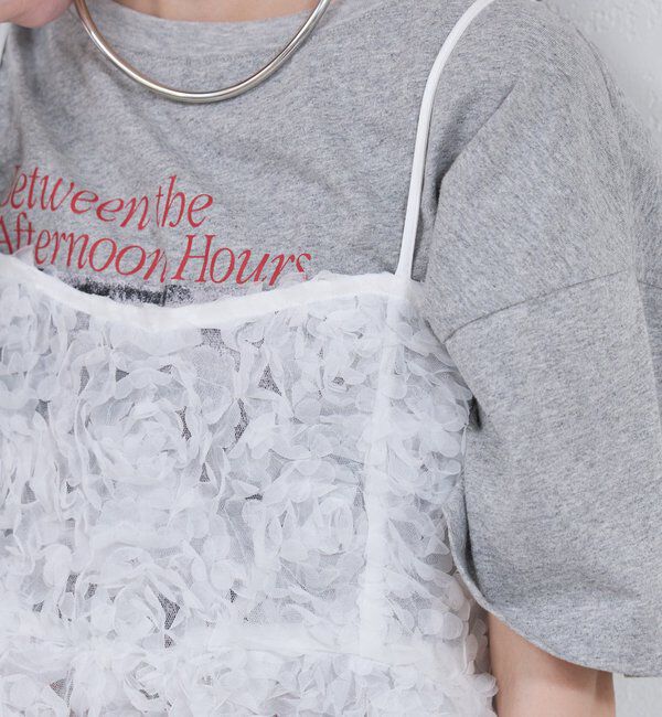  「フラワーチュールキャミチュニック」|シャツ・ブラウス|