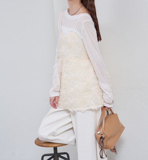  「フラワーチュールキャミチュニック」|シャツ・ブラウス|