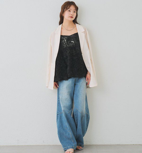  「フラワーチュールキャミチュニック」|シャツ・ブラウス|