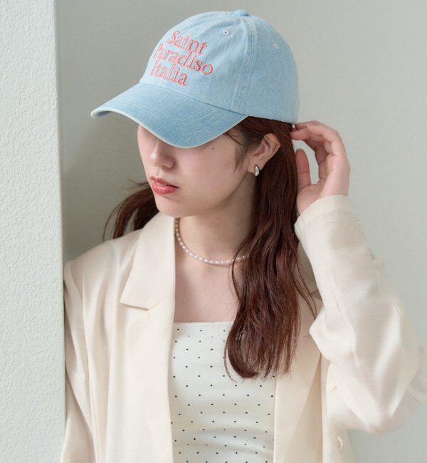  「デニムロゴキャップ」|ハット|ブルーその他1