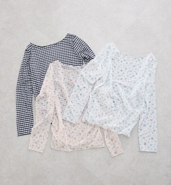  「プリントシアーロンT」|Tシャツ・カットソー|