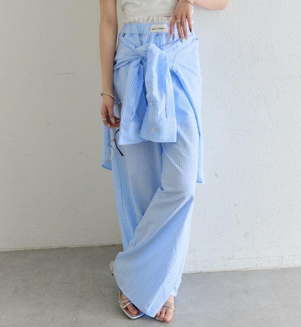  「ストライプイージーパンツ」|チノ|