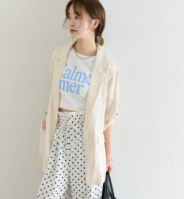  「シアー半袖ジャケット」|その他|