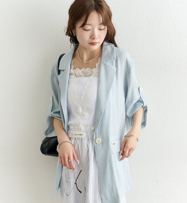  「シアー半袖ジャケット」|その他|