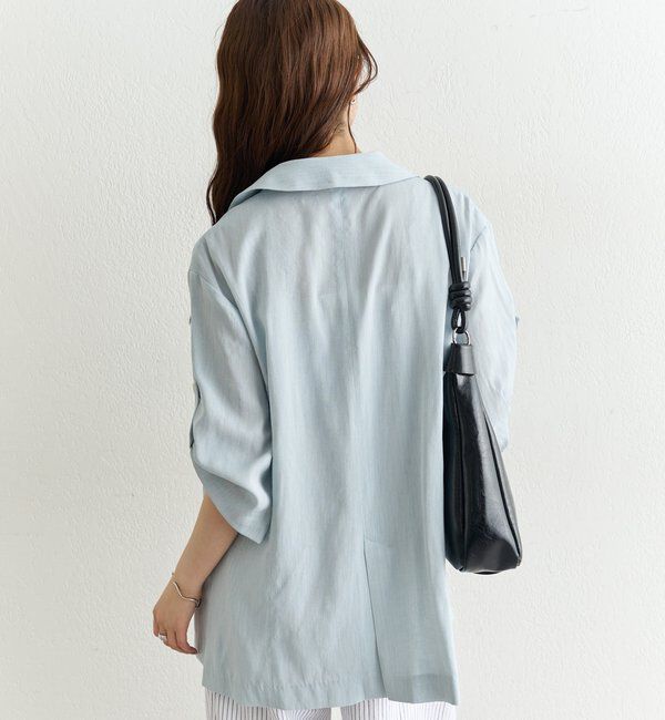  「シアー半袖ジャケット」|その他|