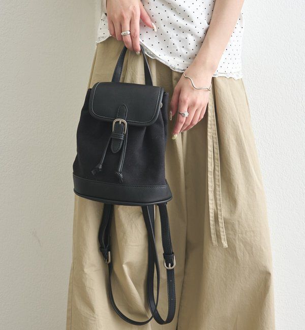  「ベルト付きコンビミニリュック」|トートバッグ|