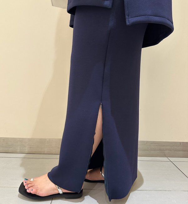  「【Lサイズも登場！】ポンチZIPタイトスカート」|スカート|