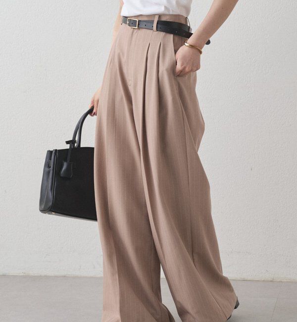  「2タックワイドパンツ」|チノ|