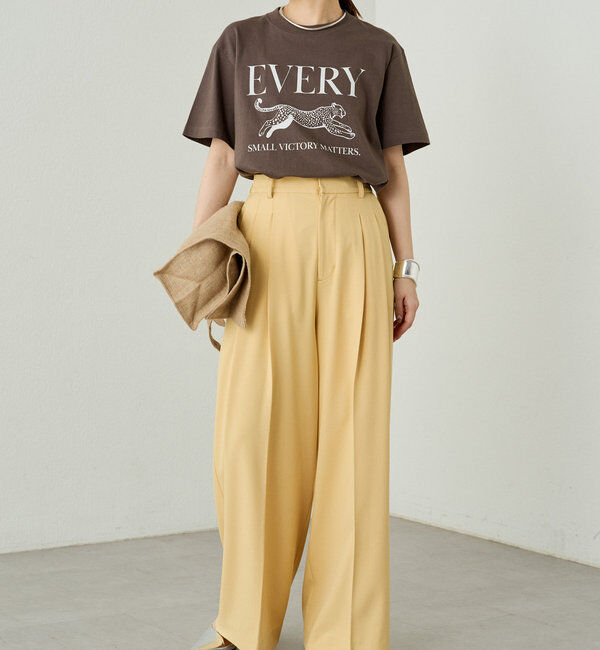  「2タックワイドパンツ」|チノ|