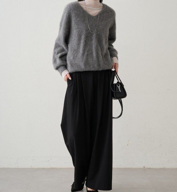  「FURカシミヤVニット」|ニット・セーター|