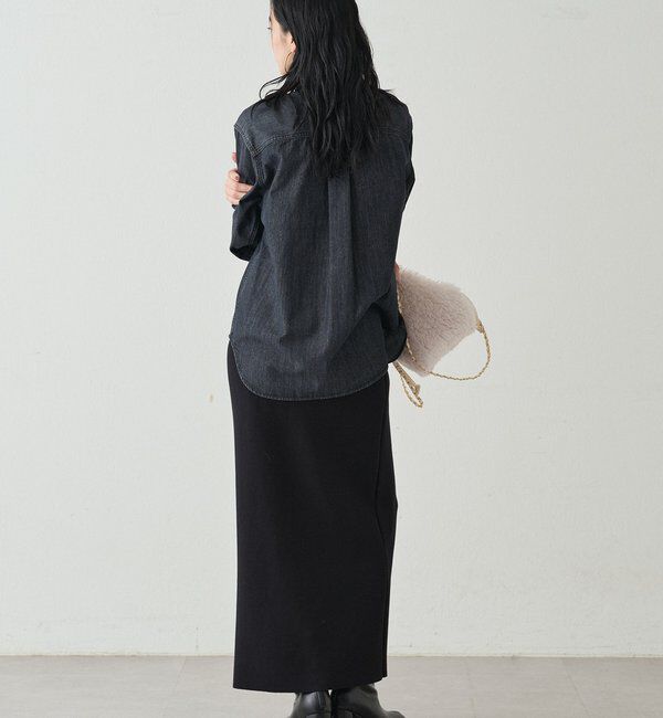  「デニムボウタイブラウス」|シャツ・ブラウス|